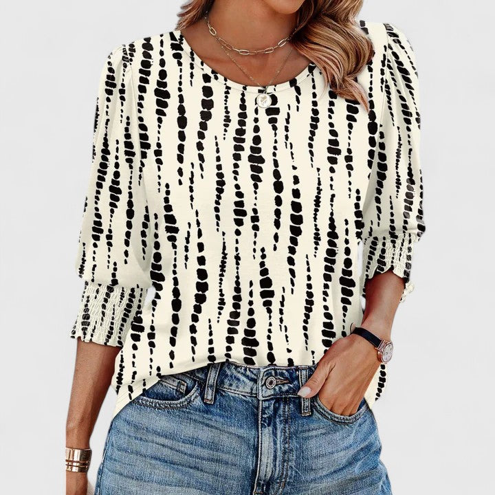 Solara | Elegant Smocked Detail Top