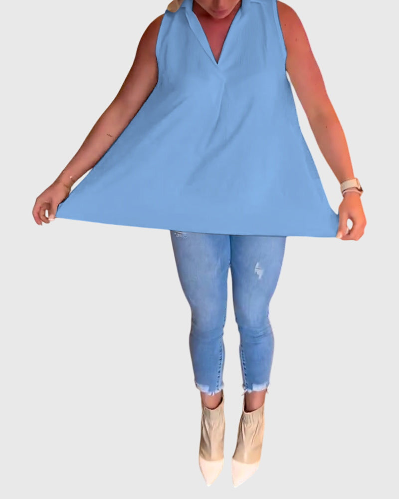 Lina™ | Sleeveless Summer Top