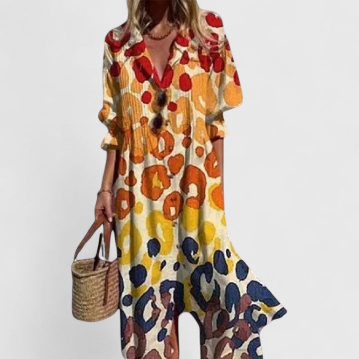 Paula | Elegant Boho Maxi Dress