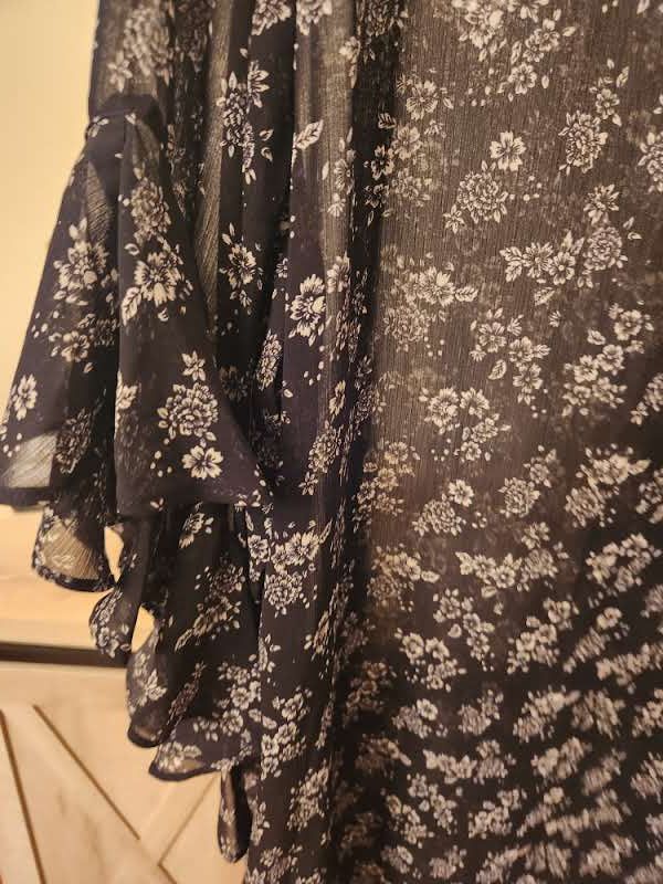 Sheer Floral Tunic