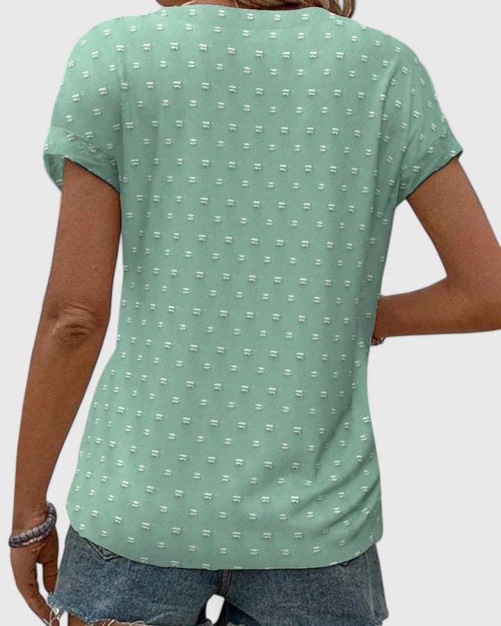 Miles | Relaxed V-Neck Knit Shirt