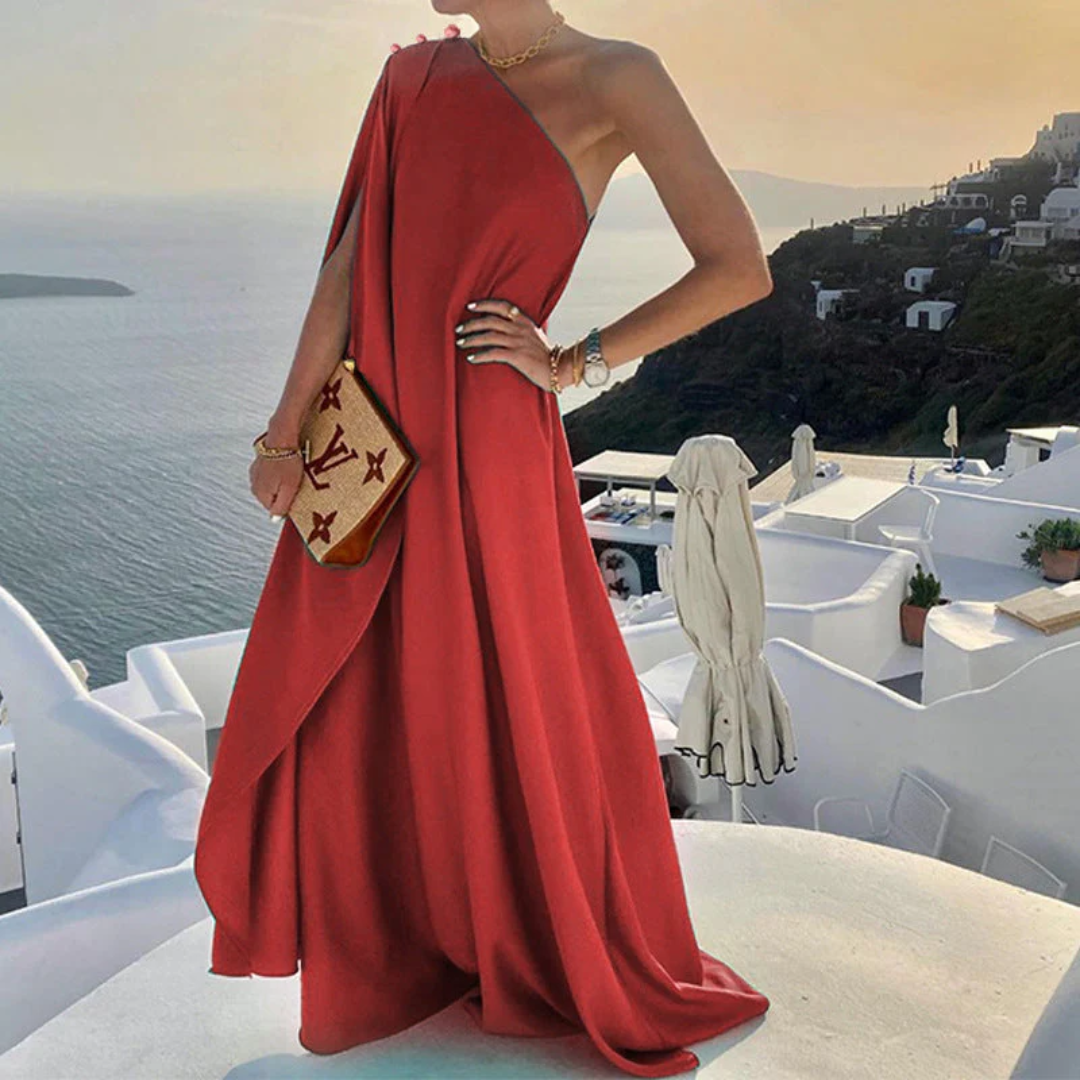 Natalia | One-Shoulder Summer Wedding Guest Dress