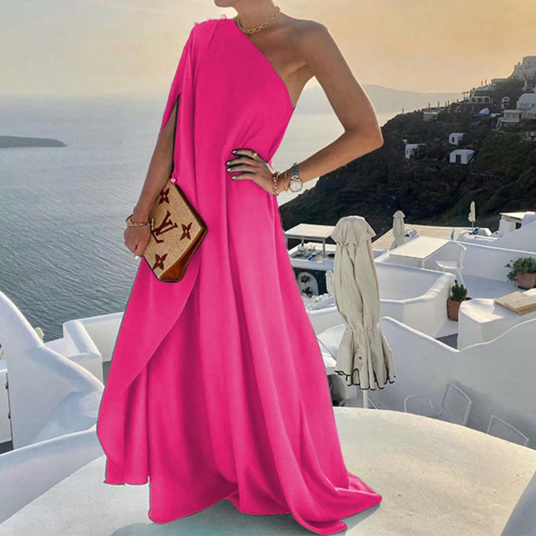 Natalia | One-Shoulder Summer Wedding Guest Dress