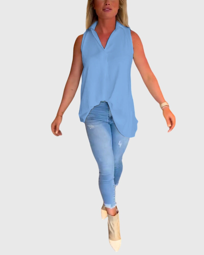Lina™ | Sleeveless Summer Top