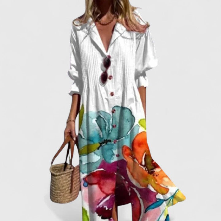 Paula | Elegant Boho Maxi Dress
