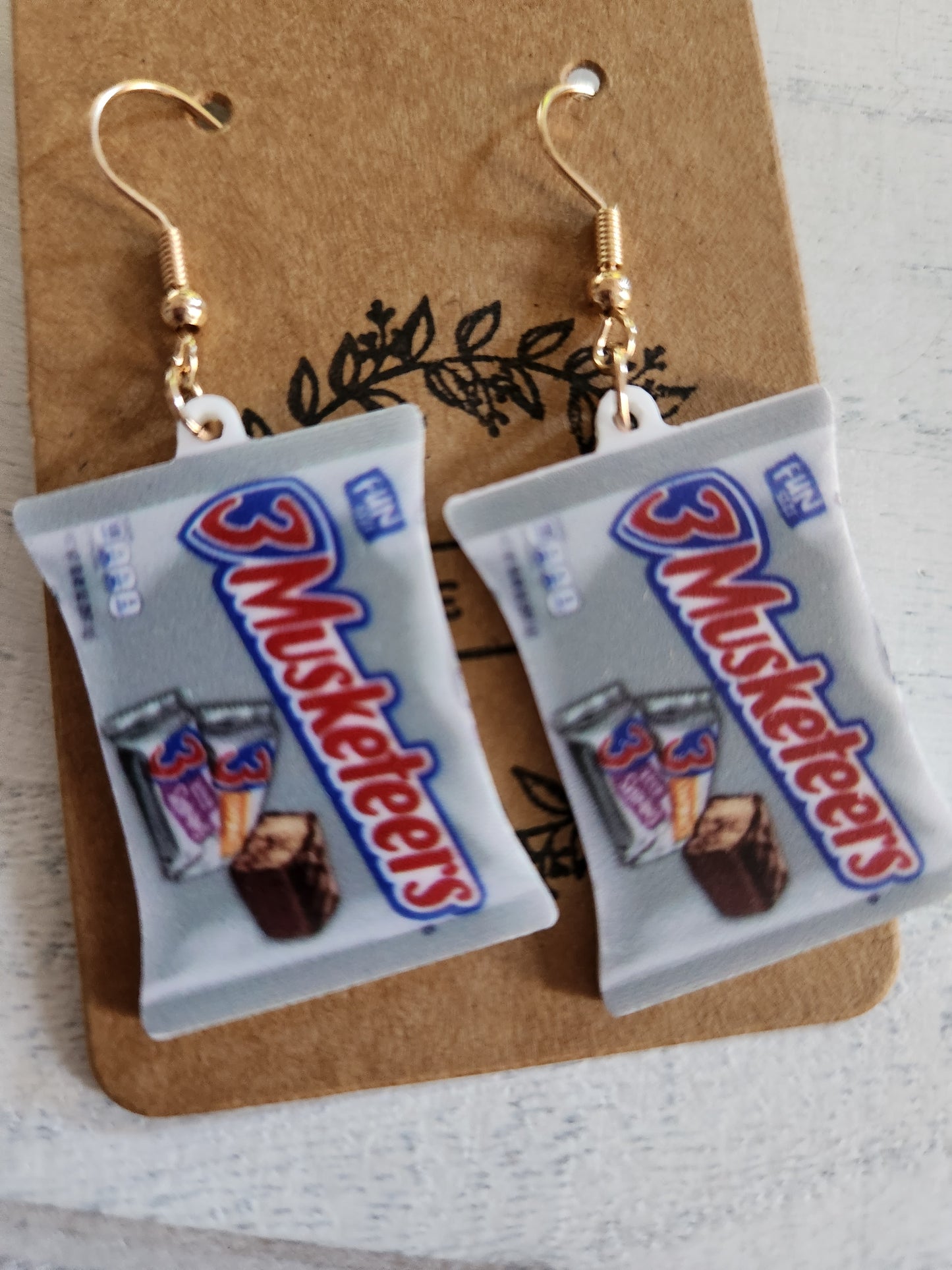 3 Musketeers Earrings