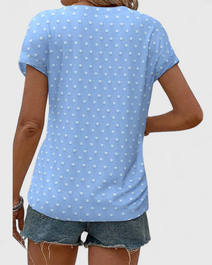 Miles | Relaxed V-Neck Knit Shirt