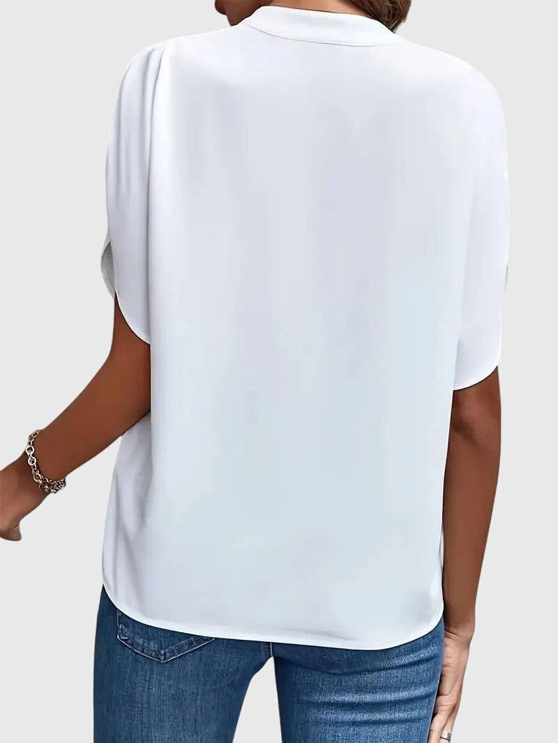 Beatrix™ | Soft Elegant V-Neck Shirt