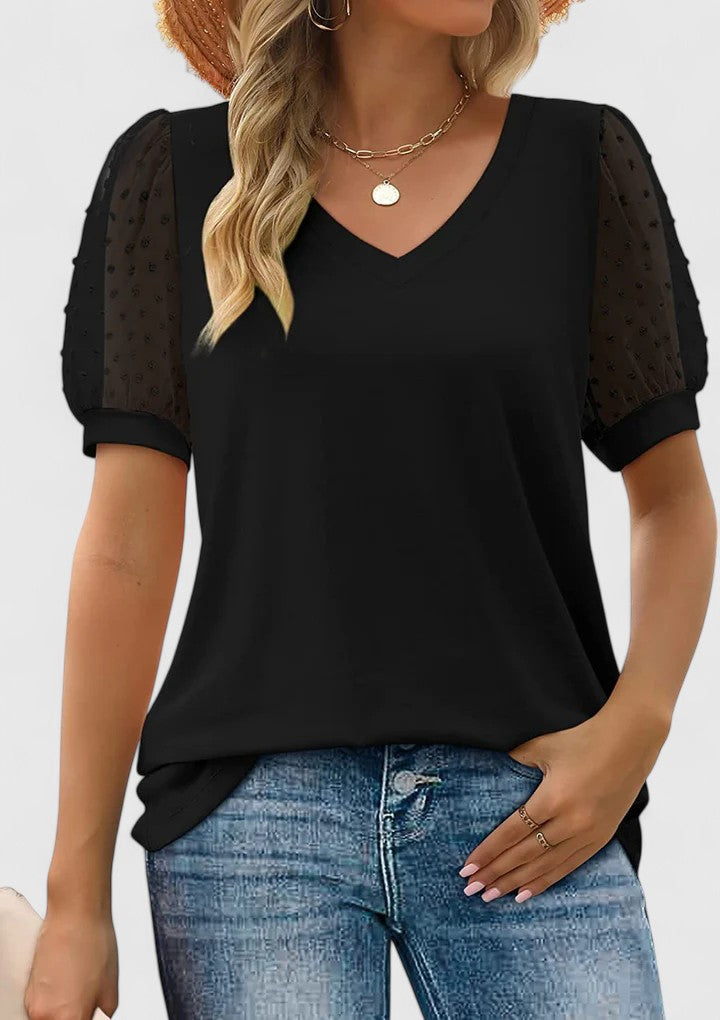 Sofrenia | Relaxed Lightweight V-Neck Top
