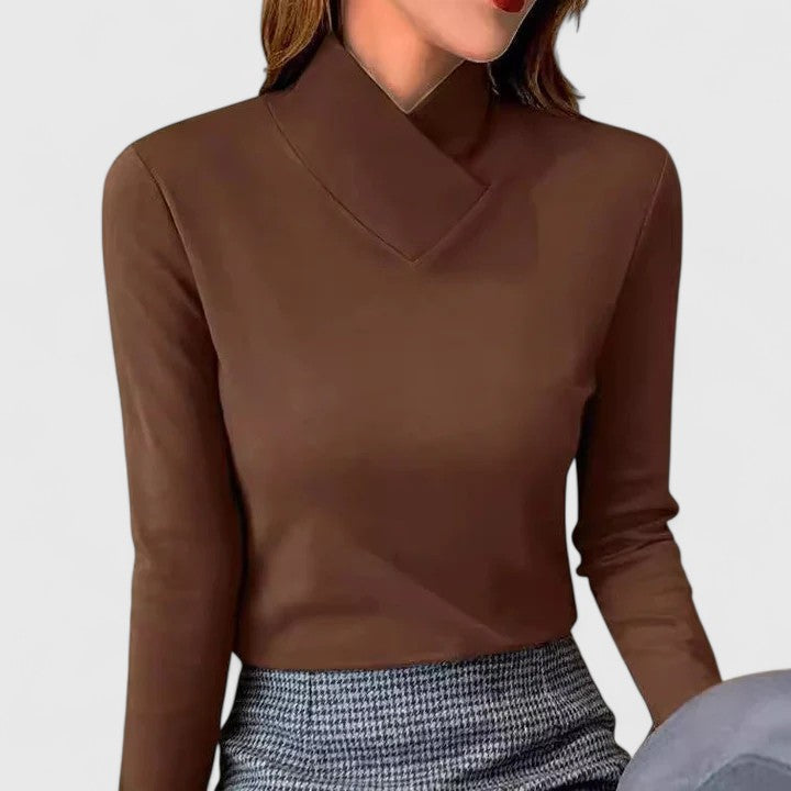 Yulienne | Elegant Turtleneck Knit Top