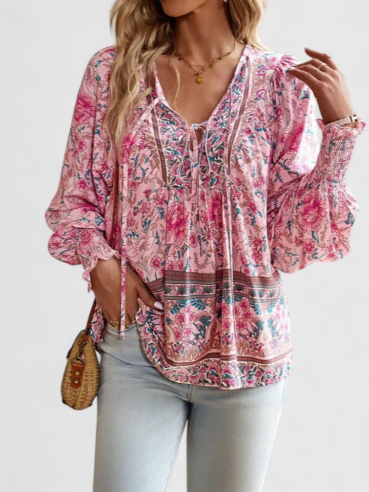 Renazianne | Elegant Printed Top