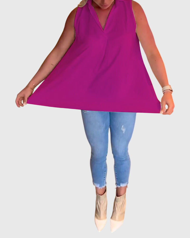 Lina™ | Sleeveless Summer Top