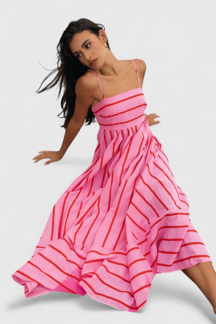 Ilyanthe | Elegant Flowing Maxi Dress