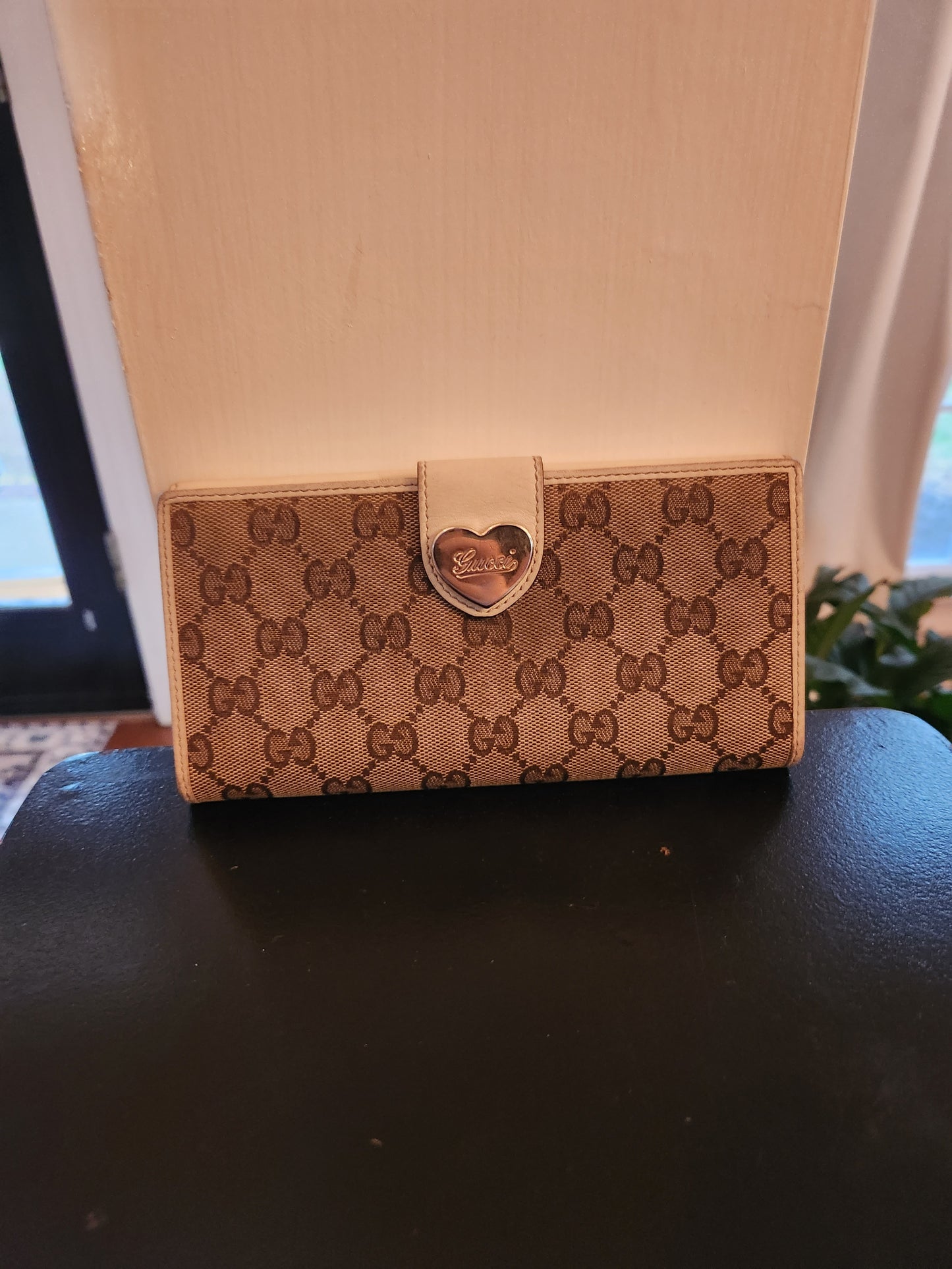 Vintage Heart Long Wallet