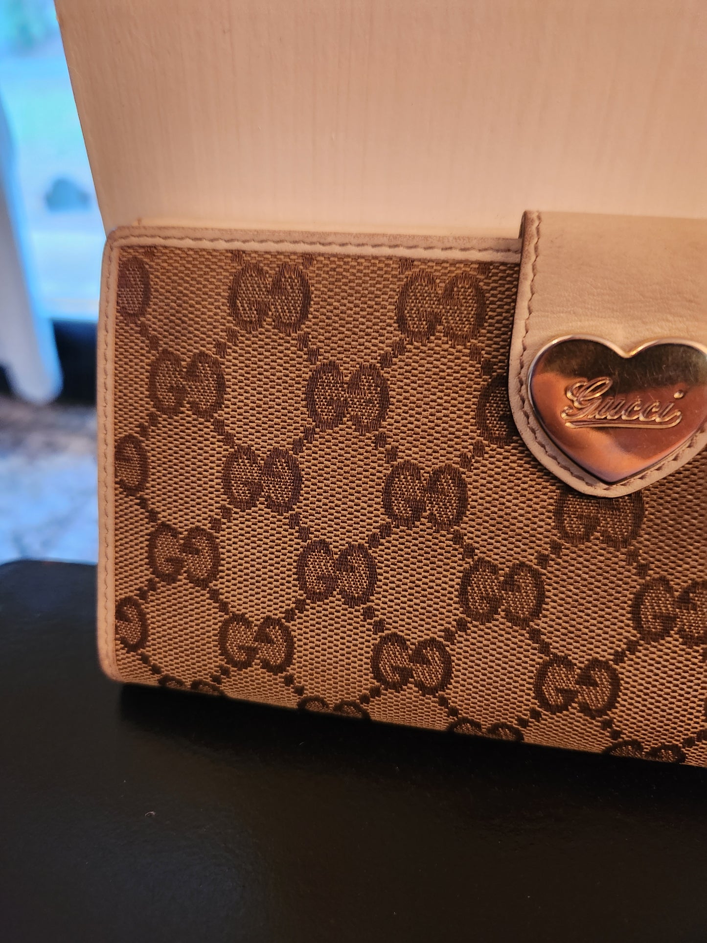 Vintage Heart Long Wallet