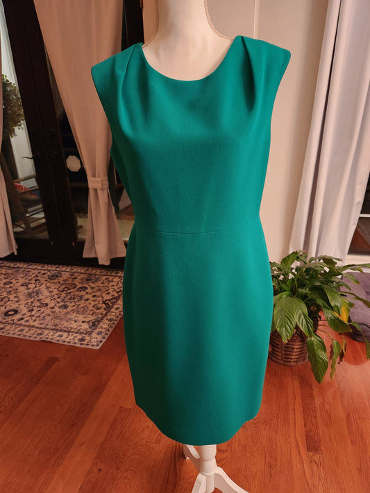 Sheath Dress with Shoulder Details