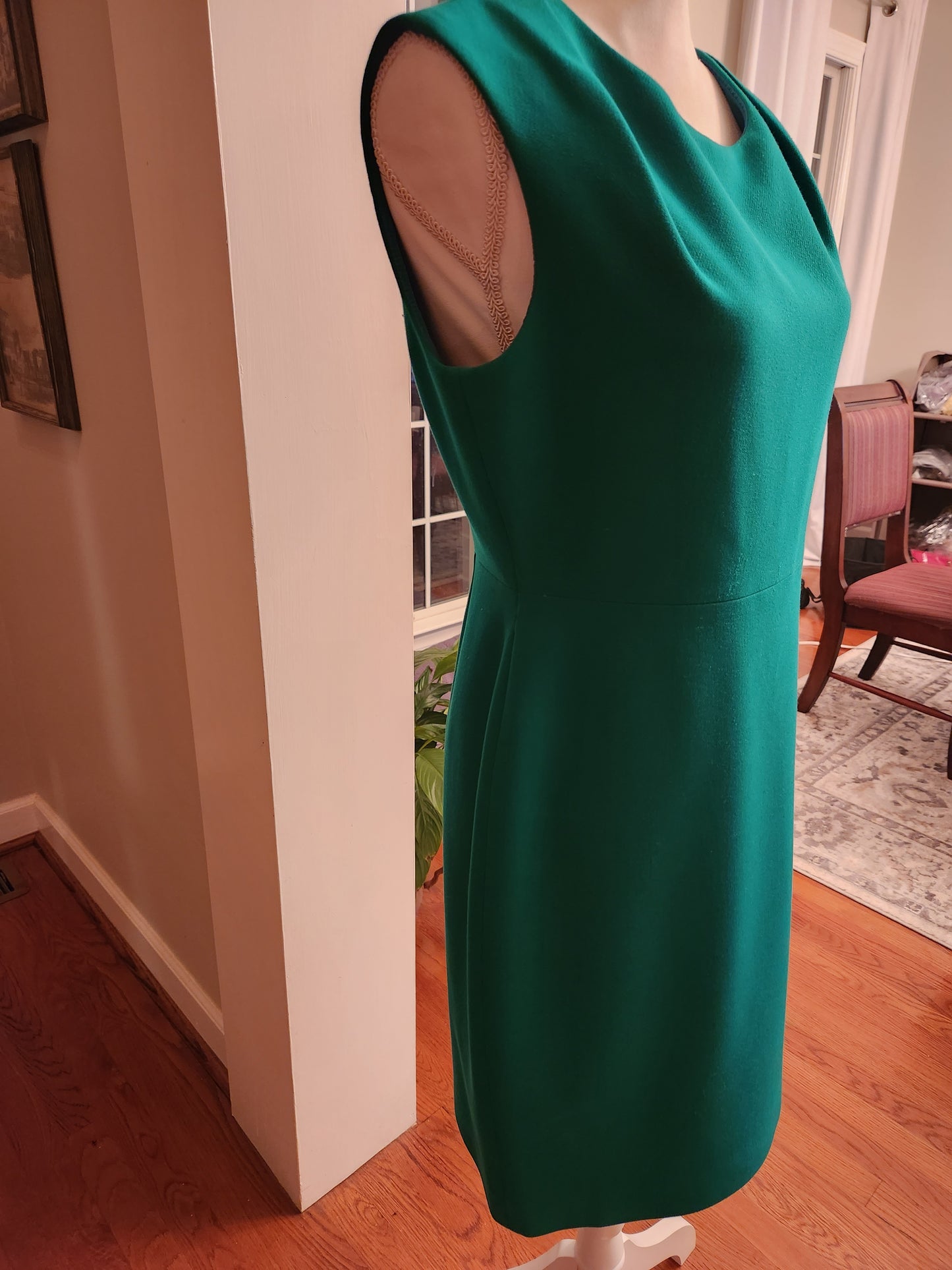 Sheath Dress with Shoulder Details