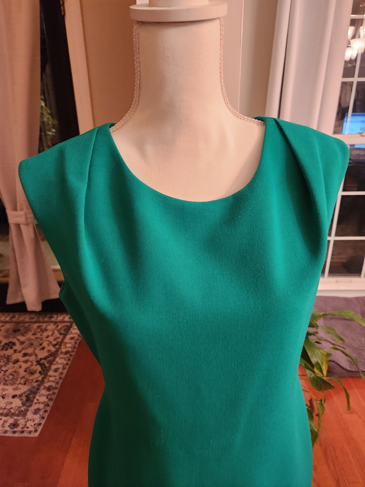 Sheath Dress with Shoulder Details