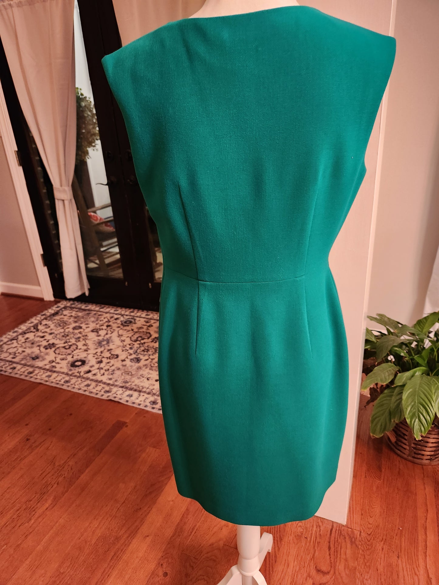 Sheath Dress with Shoulder Details