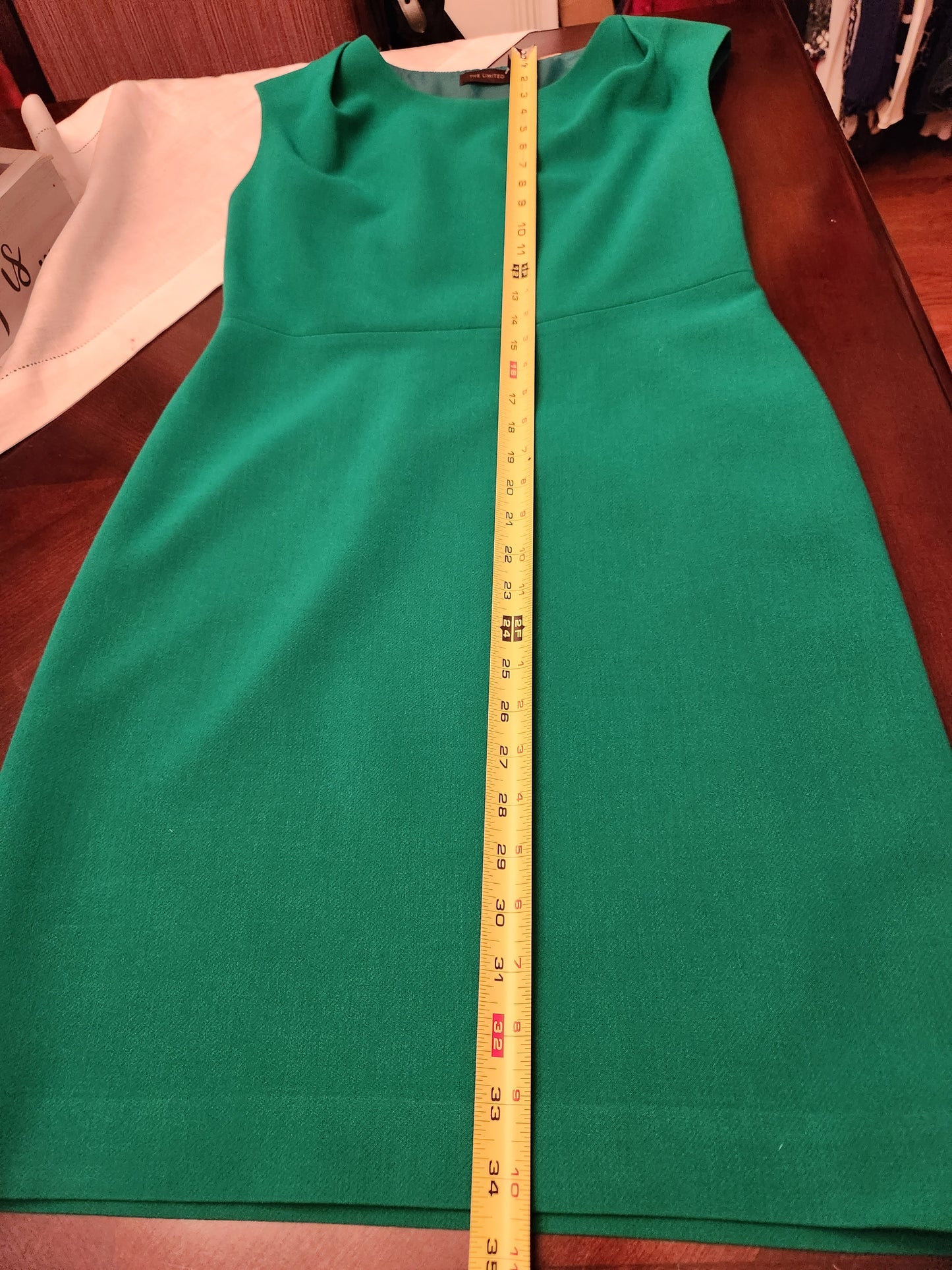 Sheath Dress with Shoulder Details