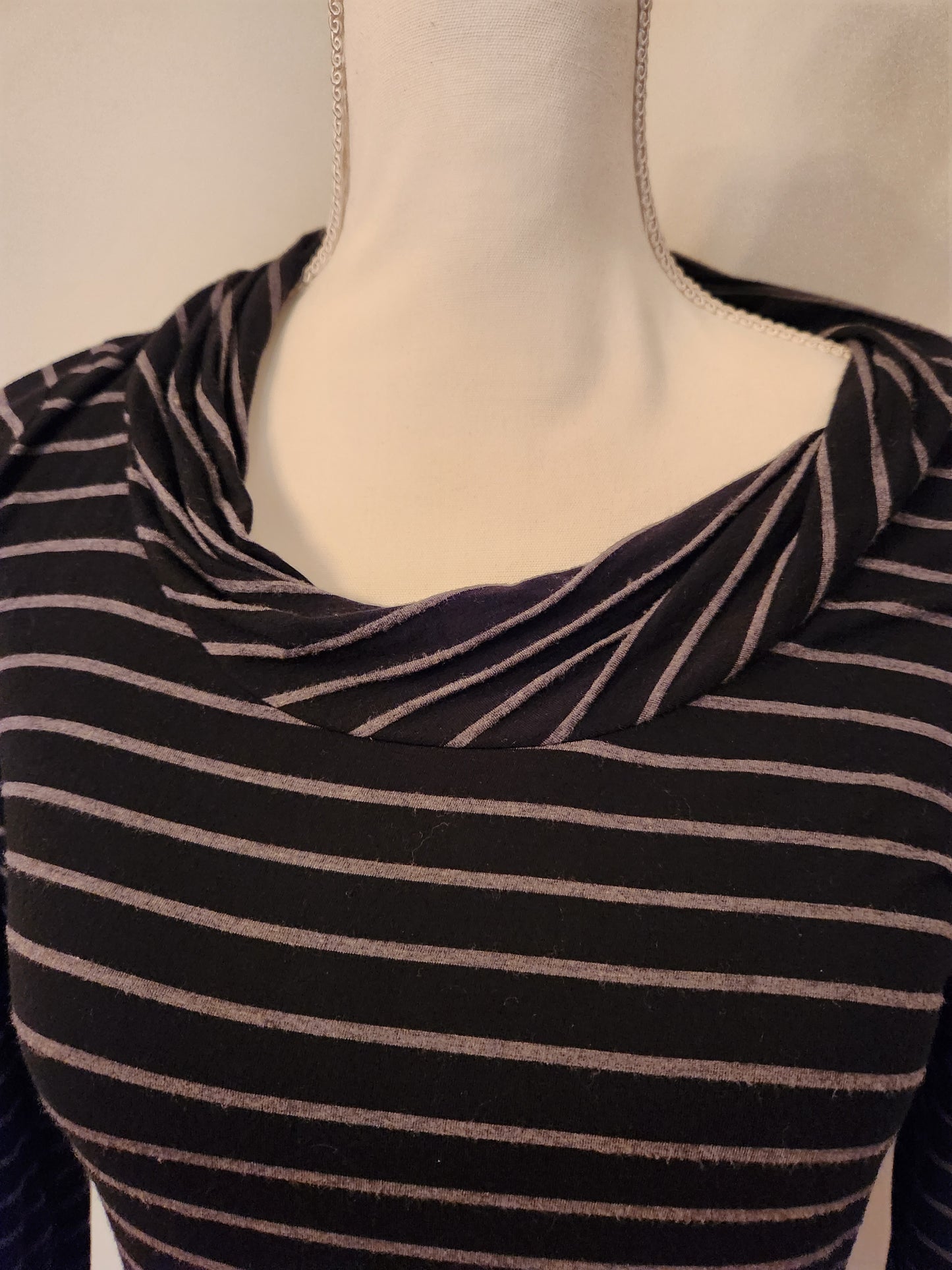 Striped Long Sleeve Blouse