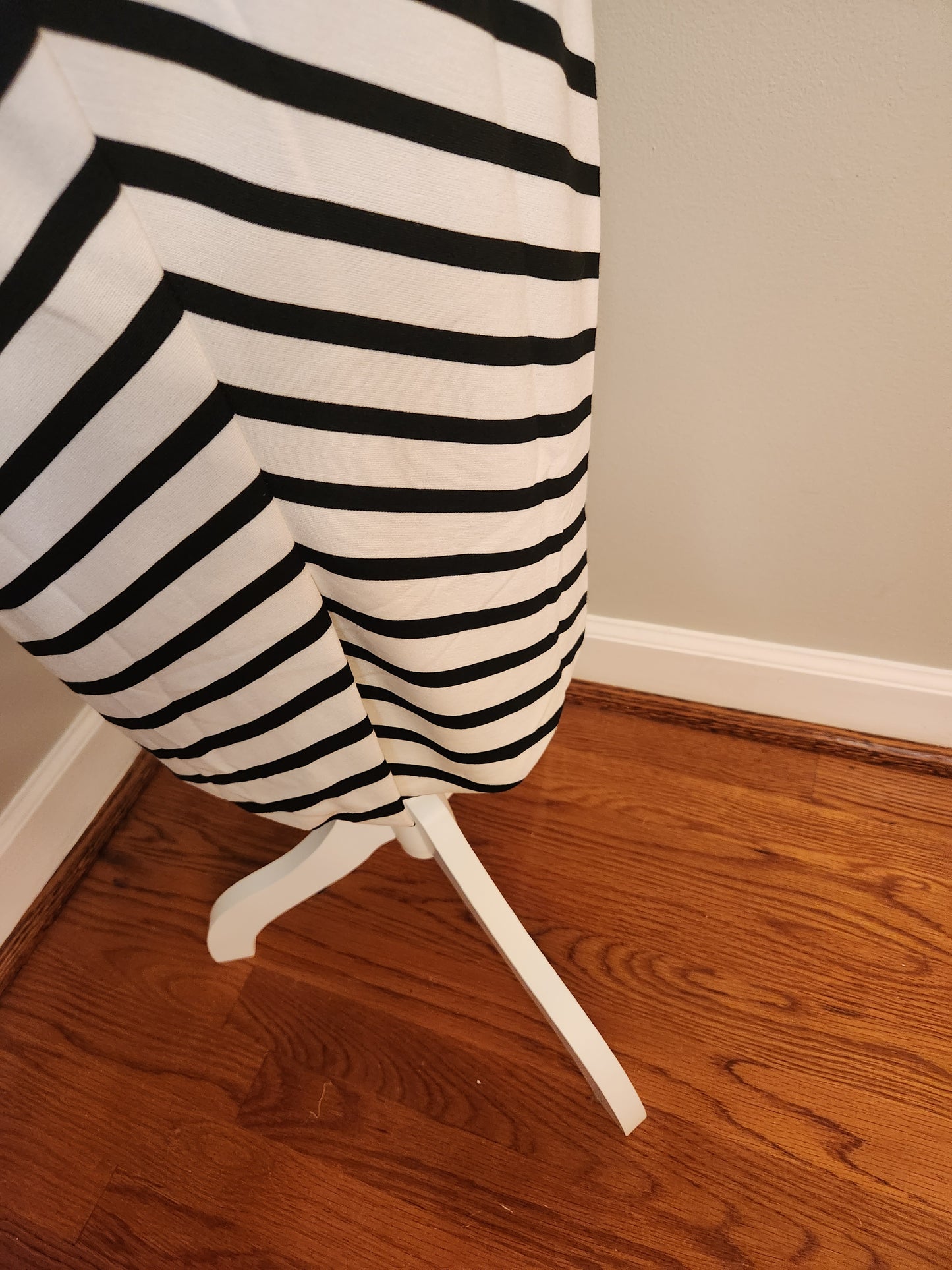 Black and White Striped Dress