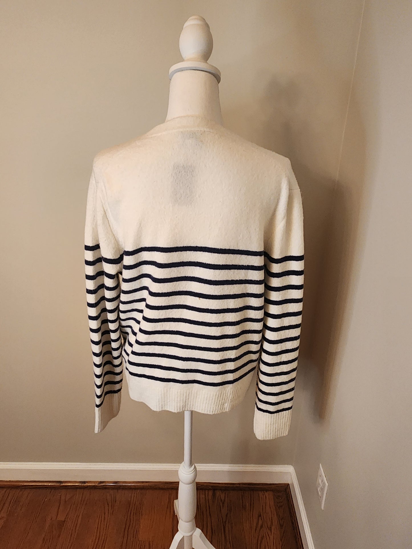 Striped Cardigan #pockets