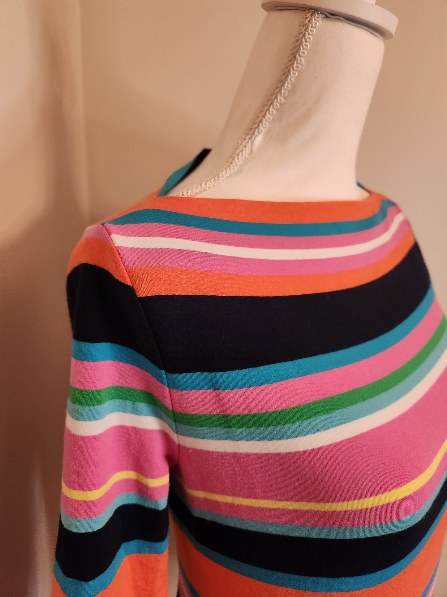 Striped Boatneck Blouse