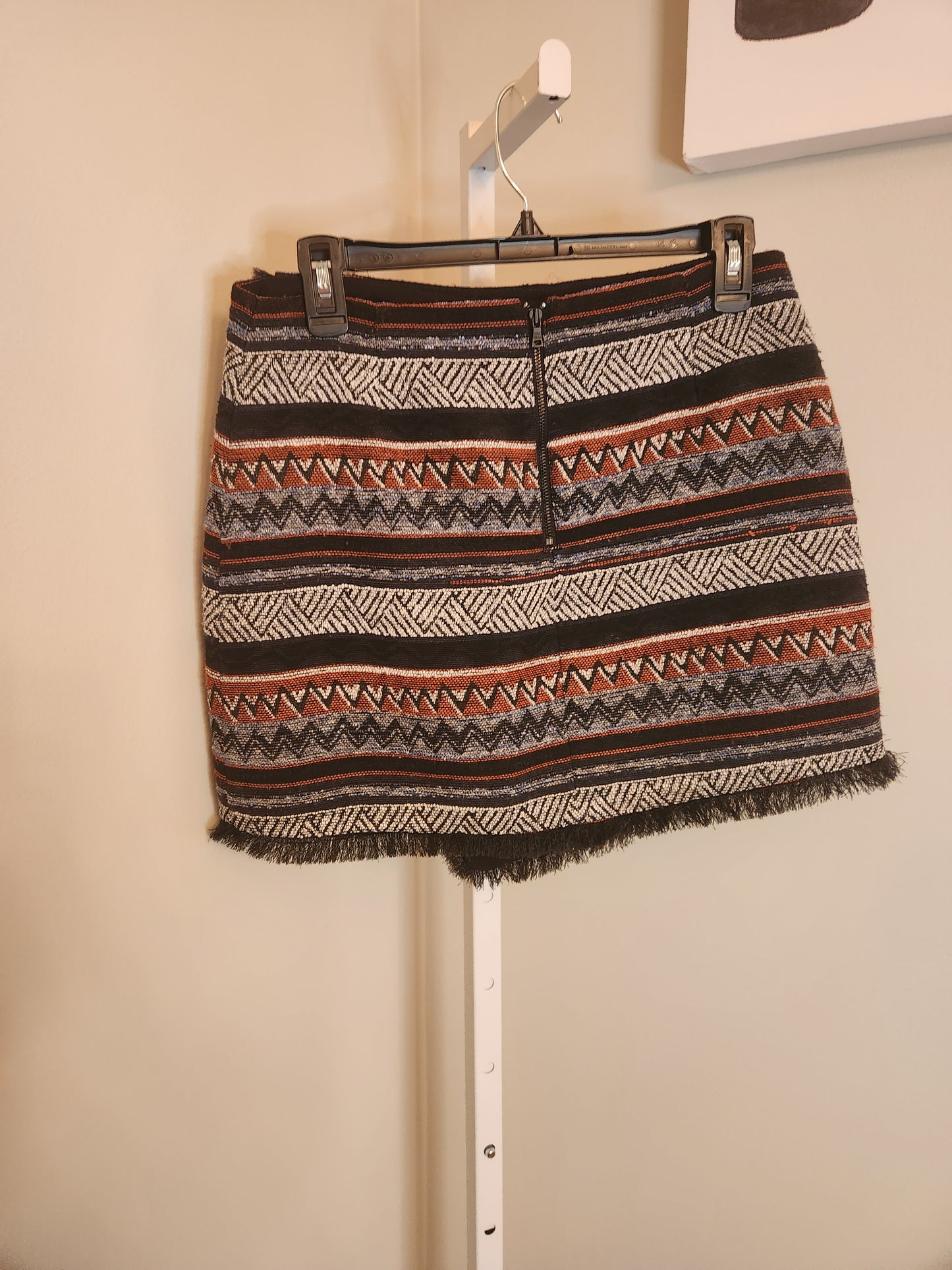 Aztec Print Skirt