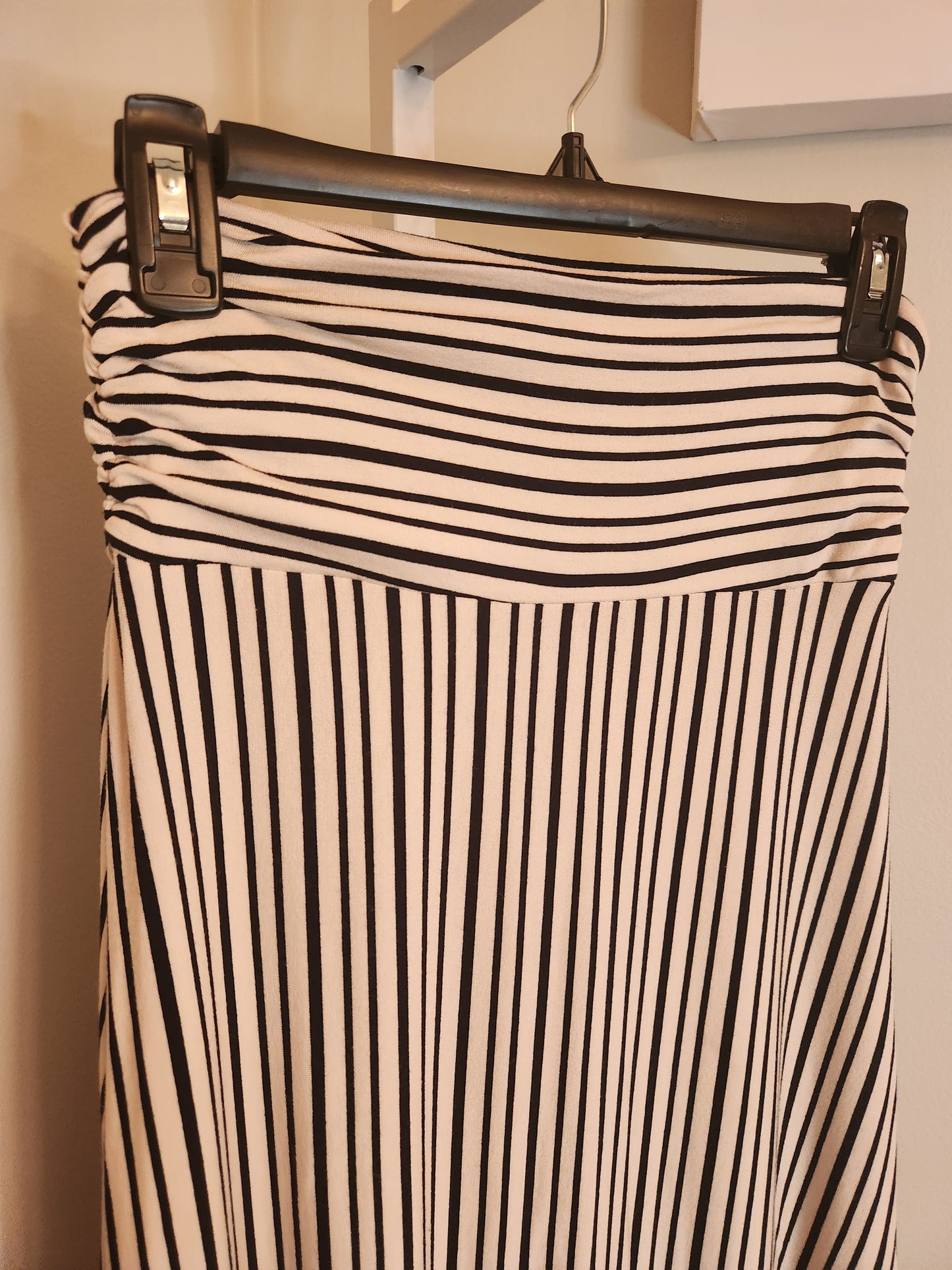 Ardennes striped maxi skirt