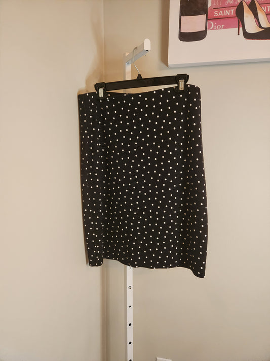 Polka Dot Pencil Skirt