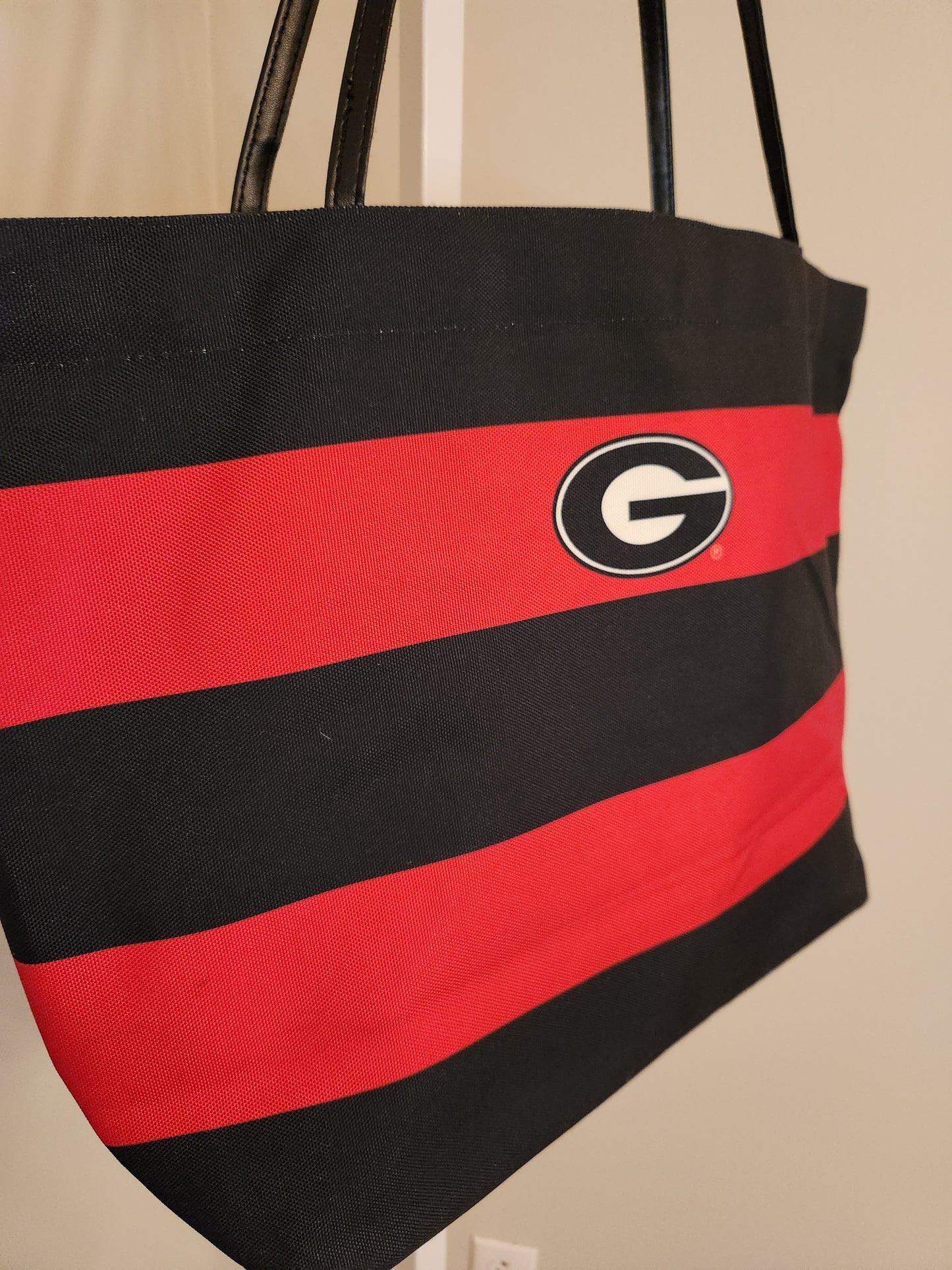 Rugby Striped Gameday Tote