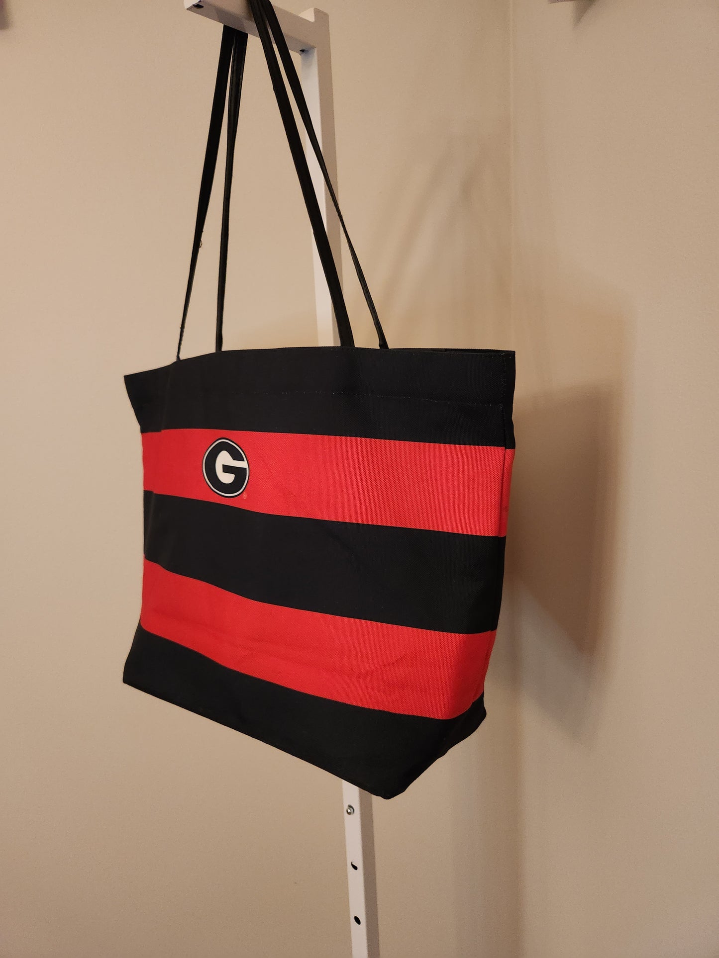 Rugby Striped Gameday Tote