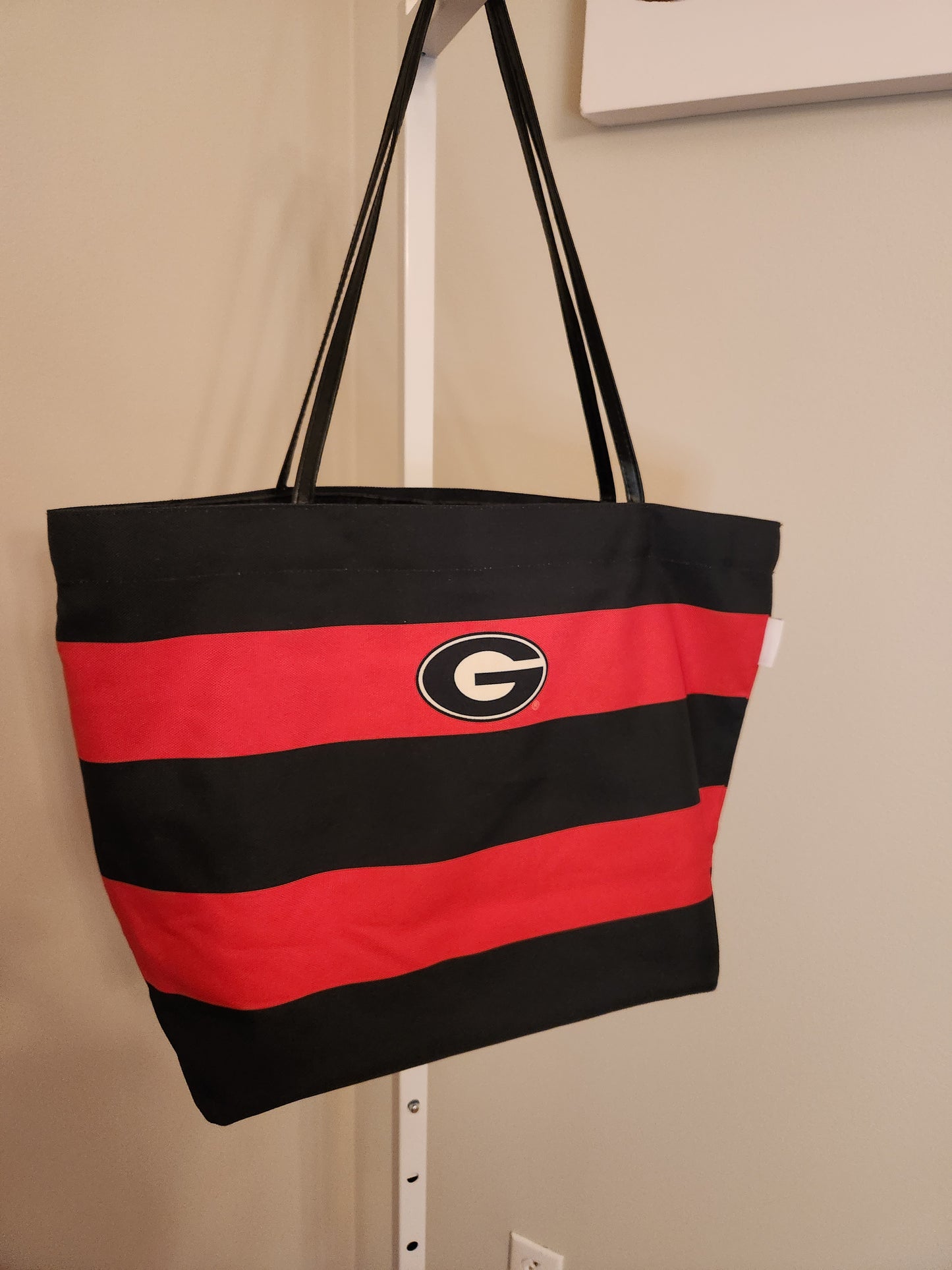 Rugby Striped Gameday Tote