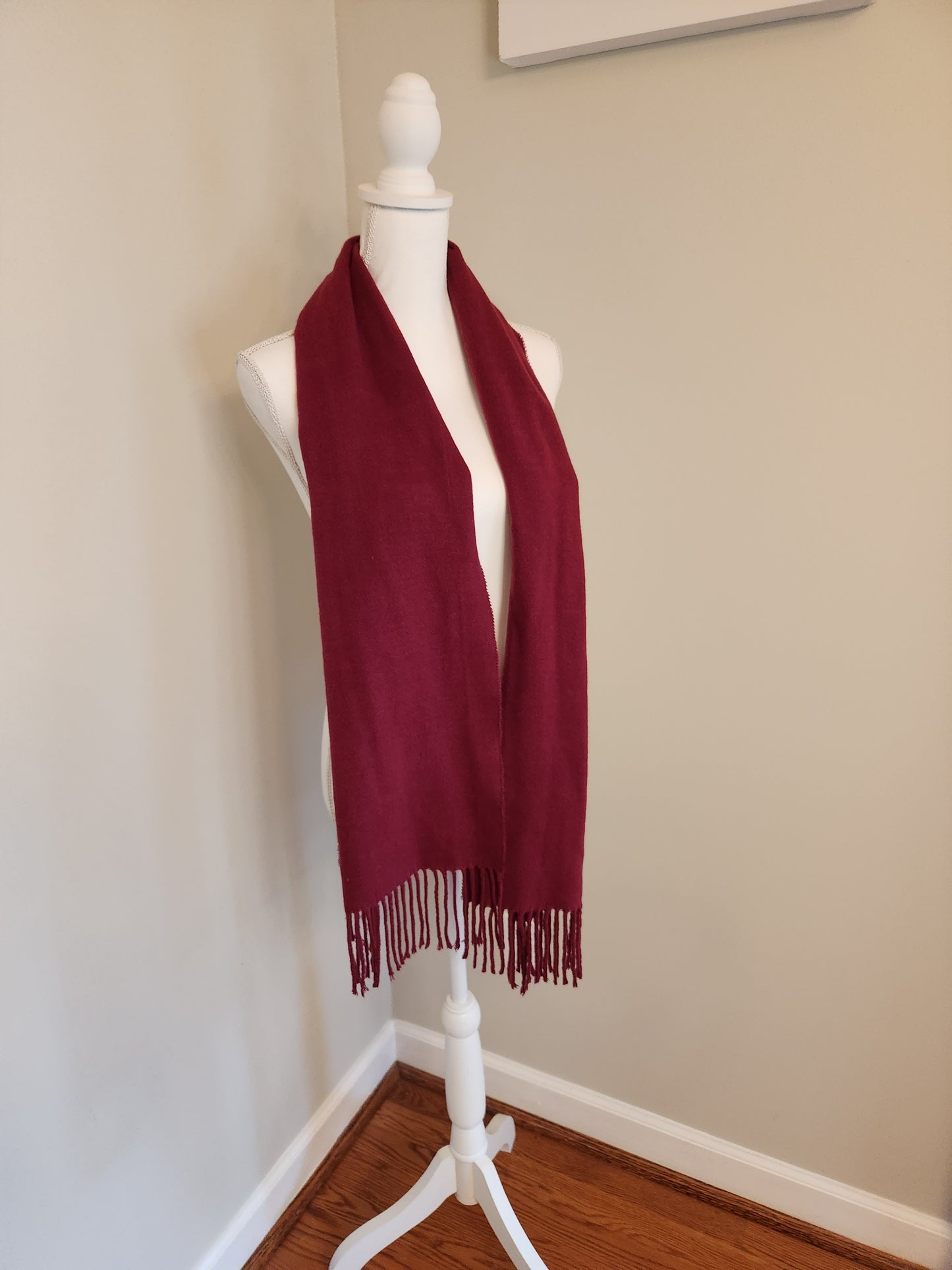 Wine Colored Scarf