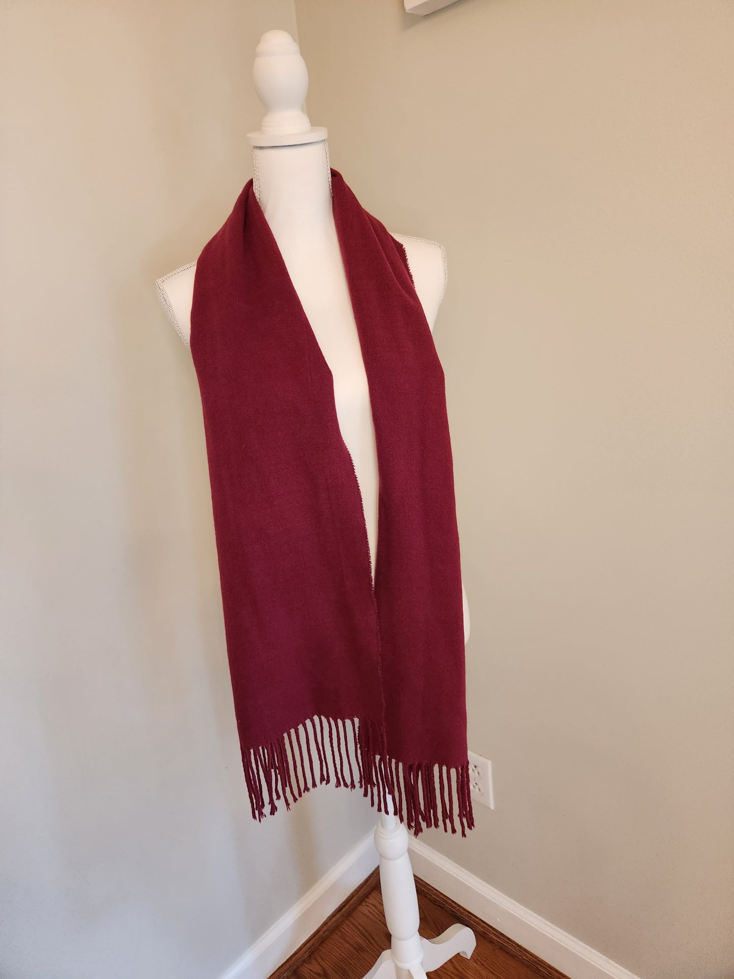 Wine Colored Scarf