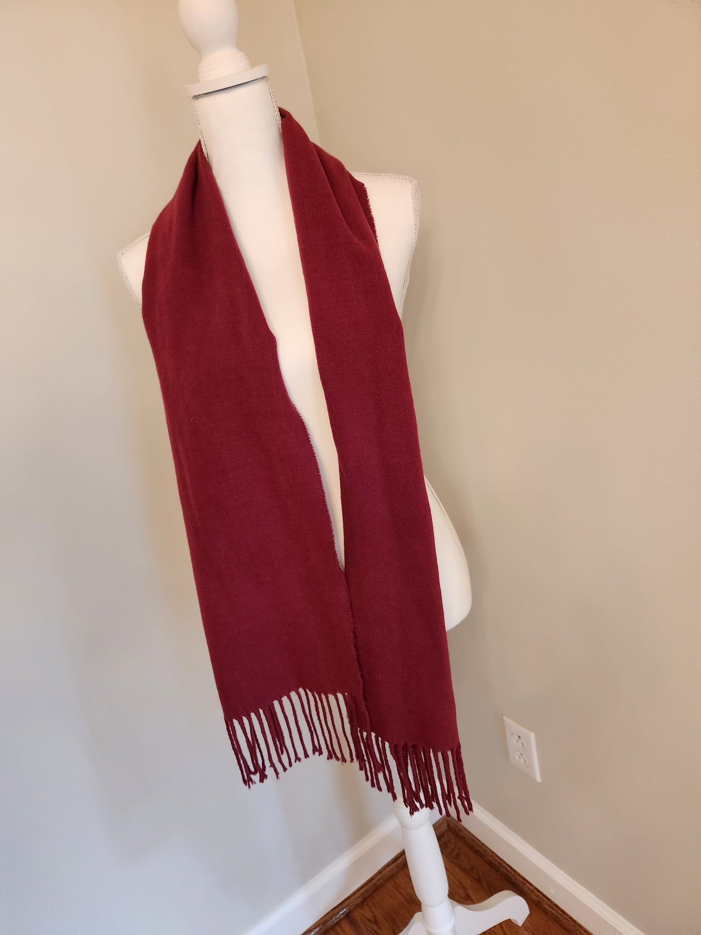 Wine Colored Scarf