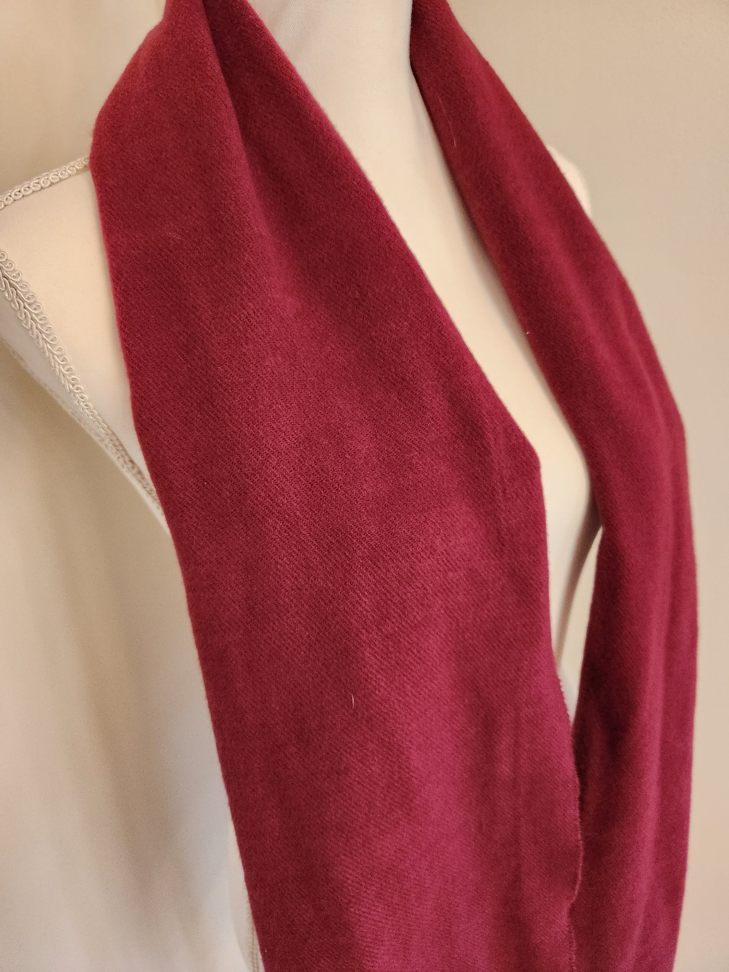 Wine Colored Scarf