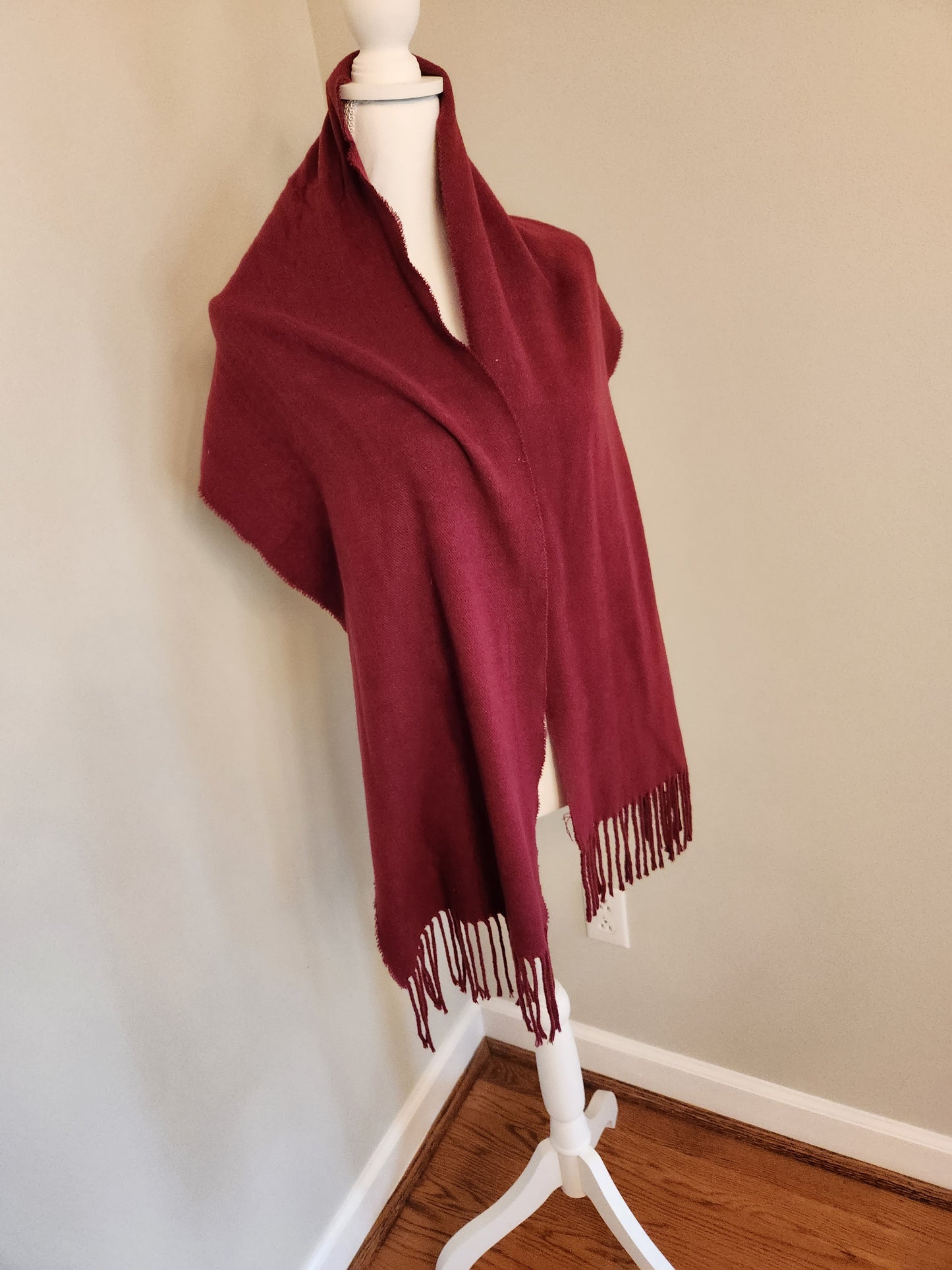 Wine Colored Scarf