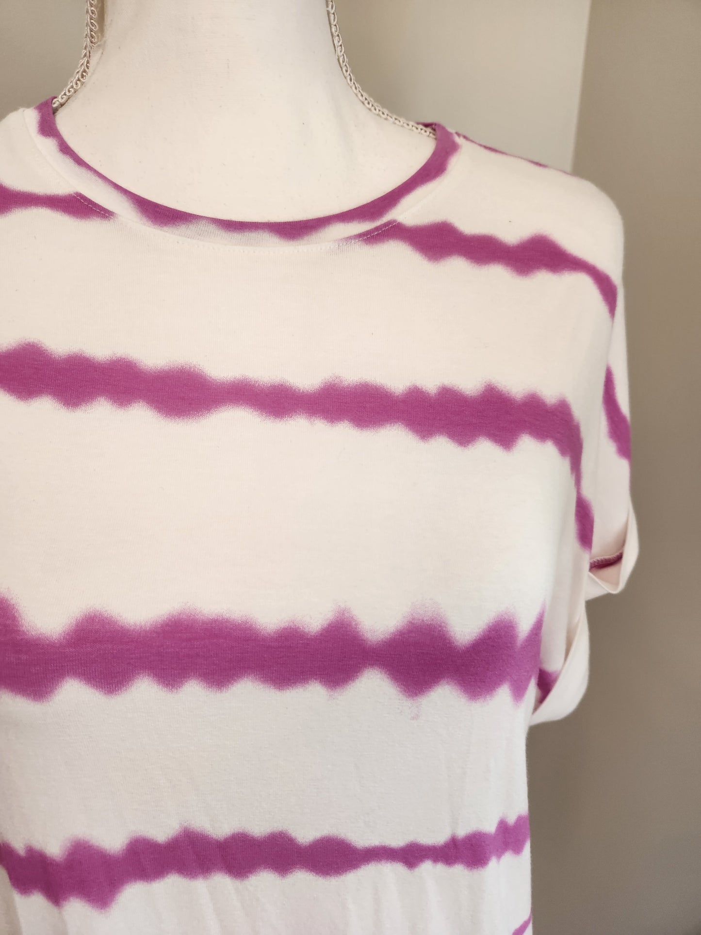 Tie Dye Stripe Blouse